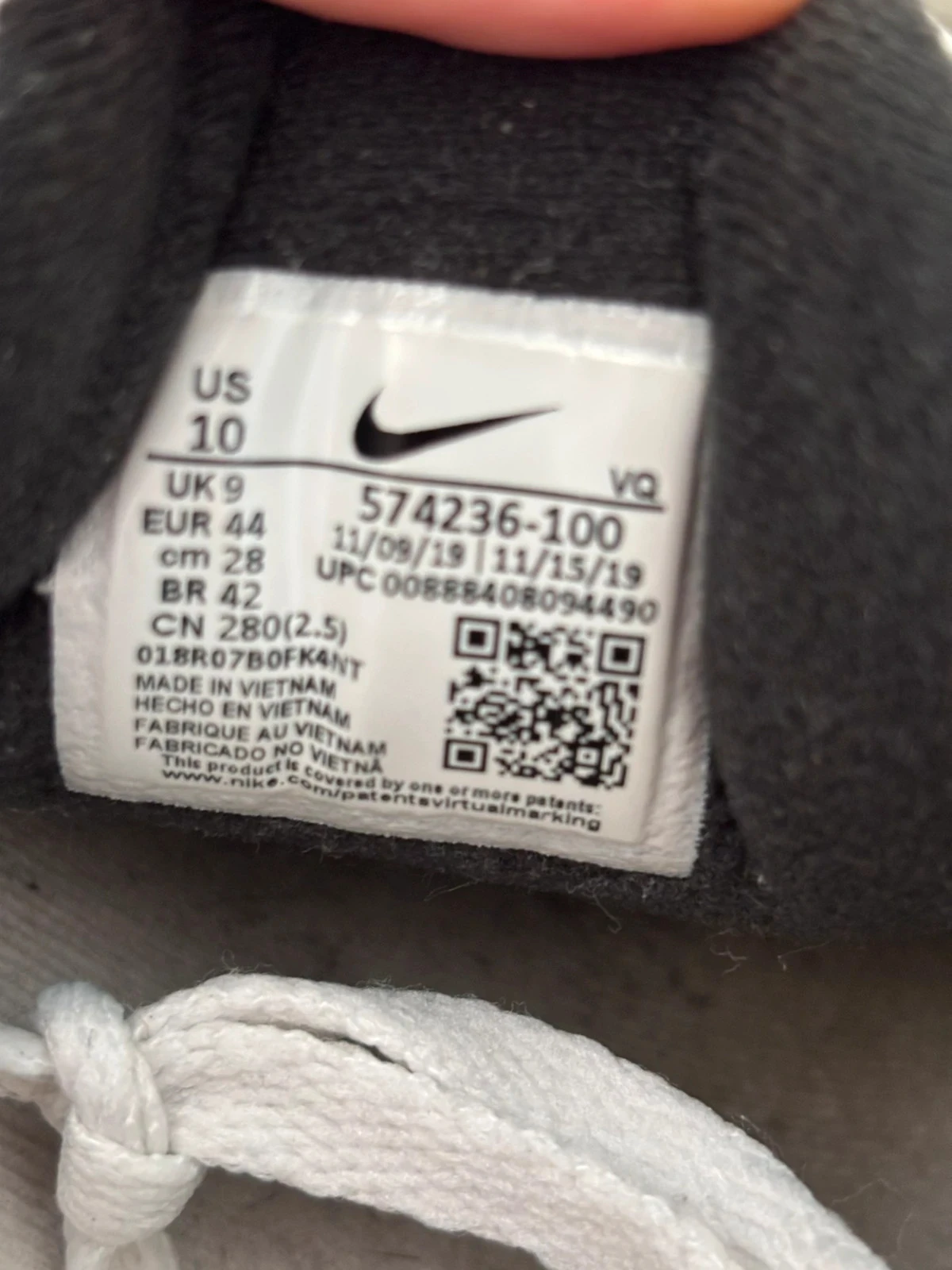 White black Nike court Majestic leather sneakers 44 – photo 8